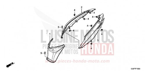 GEHAEUSEABDECKUNG (NSC50/MPD/WH) NSC50E de 2014